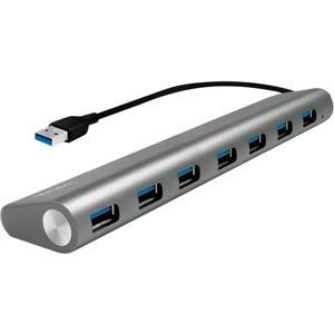 LogiLink USB 3.0 Hub 7-Port, Aluminum - hub - 7 ports