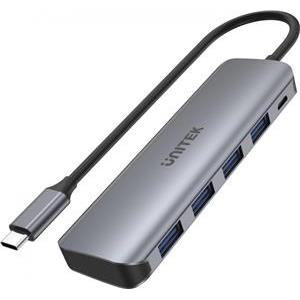 Aktywny hub USB-C 4xUSB 3.1 Gen1 microUSB