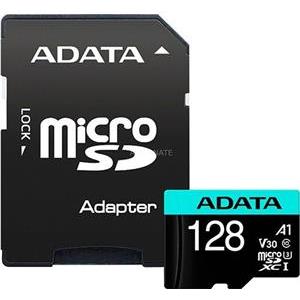 ADATA Premier Pro microSDXC 128GB 100R/80W UHS-I U3 Class 10 A2 V30S + Adapter