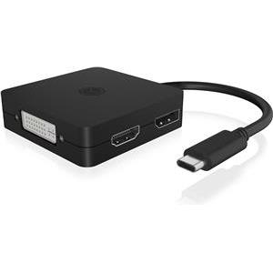 Docking station ICY BOX IB-DK1104-C, USB-C, DP, HDMI, DVI, VGA, za laptop