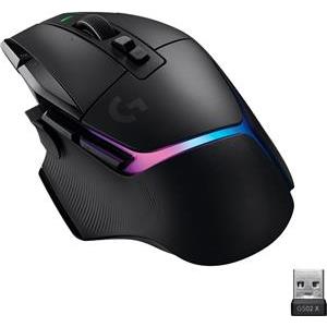 Miš LOGITECH Gaming G502 X Plus RGB, optički, 25000dpi, bežični, crni, USB