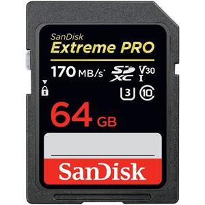 Memorijska kartica SANDISK, Extreme Pro SDXC, 64 GB, SDSDXXU-064G-GN4IN, class 10 V30 UHS-I U3
