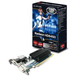 Grafička kartica Sapphire PCI-E ATI Radeon HD6450, 1GB DDR3, HDMI, DVI-D, VGA