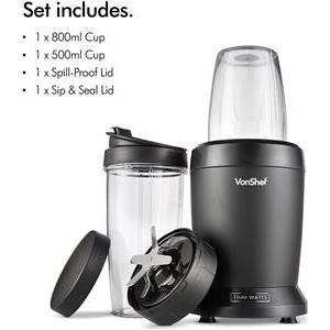 Blender VONSHEF, 1000W, 800 ml, za smoothie