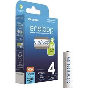 Baterija PANASONIC Eneloop BK3MCDE4BE, tip AA, punjive, 1900 mAh, 4kom