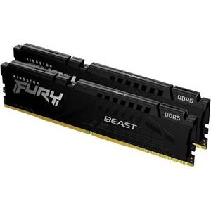 Kingston Fury Beast Black 64GB [2x32GB 5600MHz DDR5 CL40 DIMM] KF556C40BBK2-64