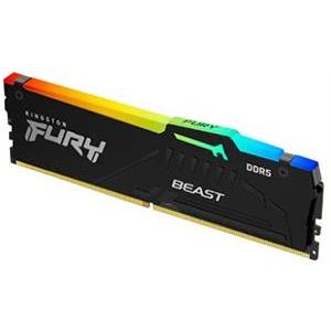 Kingston FURY Beast RGB - DDR5 - module - 16 GB - DIMM 288-pin - 5200 MHz / PC5-41600 - unbuffered