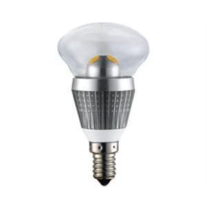 LED EcoVision E14 žarulja gljiva, 3W, 2700K, Dimmable, topla-bijela, srebrna