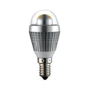 EcoVision LED žarulja E14 kugla, 3W, 230lm, 2700K, topla-bijela, dimmable, srebrna