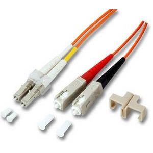 Opt. prespojni kabel LC/SC duplex 50/125µm OM2, LSZH, narančasti, 30,0 m