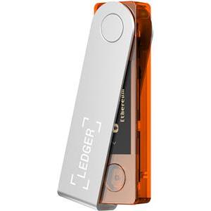 Ledger Nano X, Crypto hardware wallet, Bluetooth, USB-C, Blazing Orange