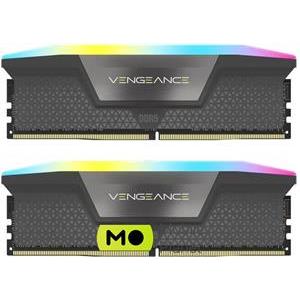 Corsair Vengeance RGB 64GB Kit DDR5 (2x32GB) 5200MHz, CL40, AMD Expo certifikat, siva