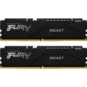 Kingston Fury Beast Black 16GB [2x8GB 6000MHz DDR5 CL40 DIMM] KF560C40BBK2-16