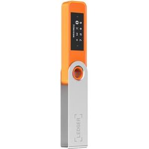 Ledger Nano S Plus Crypto Hardware Wallet, USB-C, Btc orange