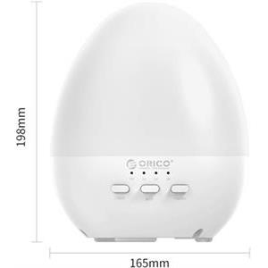 Humidifier Egg-shaped Premium, Night Lamp, white, ORICO HU3