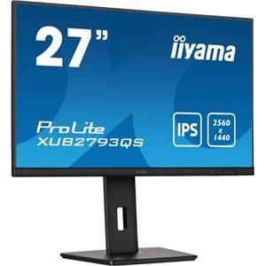 27''/68,5cm (2560x1440) iiyama ProLite XUB2793QS-B1 16:9 1ms IPS 2xHDMI DisplayPort VESA Pivot Speaker WQHD Black
