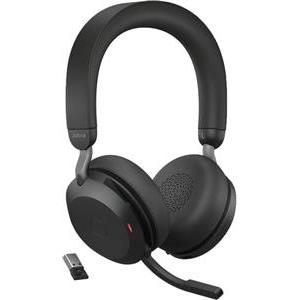 Jabra Evolve2 75 Stereo MS (USB-C) Bluetooth + Stand black