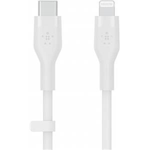 Belkin BOOST CHARGE Silicone cable USB-C to Lightning - 2M - White