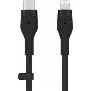 Belkin BOOST CHARGE Silicone cable USB-C to Lightning - 2M - Black