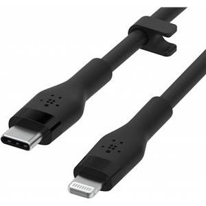 Belkin BOOST CHARGE Silicone cable USB-C to Lightning - 1M - Black