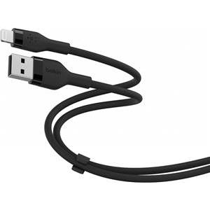 Belkin BOOST CHARGE Silicone cable USB-A to Lightning - 3M - Black