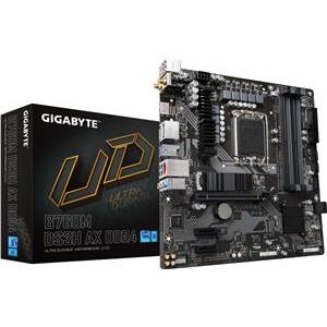 GIGABYTE B760M DS3H AX DDR4, DDR4, SATA3, USB3.2Gen2, DP, WiFi, LGA1700 mATX