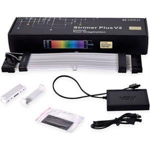 Cable Lian Li Strimer Plus V2, 24-Pin RGB Motherboard, 20 cm