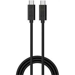 Cable USB-C to USB-C, USB 3.2 Gen2, 20 Gbps, 100W, 4K @ 60 Hz, 1m, black, Ewent