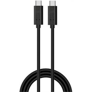Cable USB-C to USB-C, USB 3.2 Gen1, 10 Gbps, 60W PD, 4K @ 60 Hz, 1 m, black, Ewent