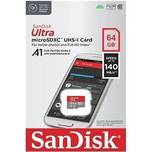 SANDISK MEMORIJSKA KARTICA MicroSDXC UHS-I 140MB/s 64GB