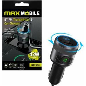 MAXMOBILE FM transmitter i Auto punjač NT7010,total 42W Type C/USB