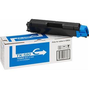 Kyocera TK 580C - cyan - original - toner cartridge