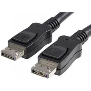 StarTech.com 10 ft DisplayPort 1.2 Cable with Latches - 4K x 2K (4096 x 2160) @ 60Hz - DPCP & HDCP - Male to Male DP Video Monitor Cable (DISPLPORT10L) - DisplayPort cable - 3 m