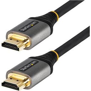 StarTech.com 10ft (3m) Premium Certified HDMI 2.0 Cable with Ethernet, High Speed Ultra HD 4K 60Hz HDMI Cable HDR10, ARC, HDMI Cord For Ultra HD Monitors, TVs, Displays, w/ TPE Jacket - Durable HDMI V