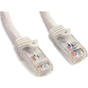 StarTech.com 0.5m White Cat5e / Cat 5 Snagless Ethernet Patch Cable 0.5 m - patch cable - 50 cm - white