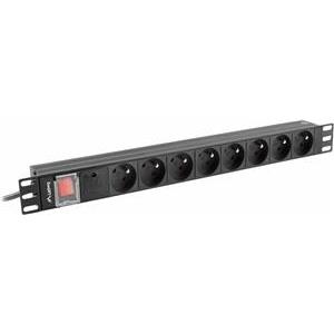 Lanberg PDU 2.0m power strip with 8 French sockets