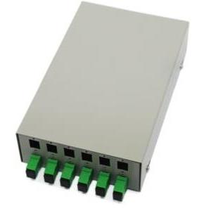 NFO Patch Panel Wall Mounted, 12x SC Simplex LC Duplex, 1 tray