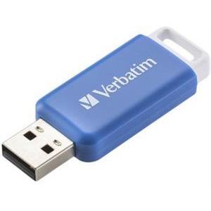 Verbatim USB-Stick V DataBar - USB 2.0 - 64 GB - Blue