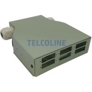 NFO Patch Panel DIN Rail, 6x SC Duplex