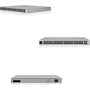 Ubiquiti UniFi Managed 48-port Gigabit PoE+ Switch, 4×10G SFP+, Touchscreen LCD, Rackmount, 600W (USW-PRO-48-POE-Gen2)