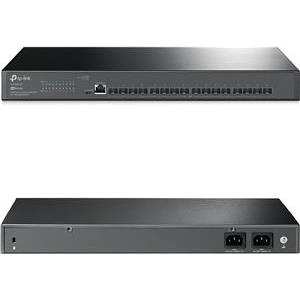TP-Link Omada JetStream 16-Port 10GE SFP+ L2+ Managed preklopnik, 16×10G SFP+, RJ45/Micro-USB Console Port, 1U 19