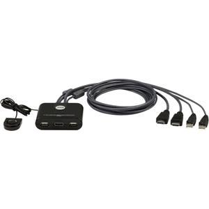 ATEN CS22HF - KVM / USB switch - 2 ports