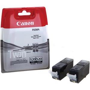 Canon PGI-520BK Twin Pack - 2-pack - black - original - ink tank