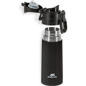 RivaCase black vacuum thermos 90351BK, 0.35L