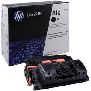 HP 81X - High Yield - black - original - LaserJet - toner cartridge (CF281X)