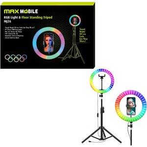 MAXMOBILE DRŽAČ SELFIE RGB LED RING TRIPOD MJ26 10