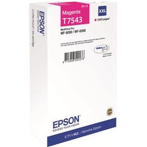 Epson T7543 - XXL size - magenta - original - ink cartridge