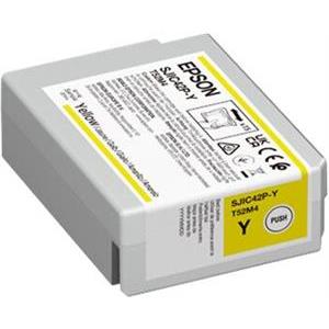 Epson SJIC42P-Y - yellow - original - ink cartridge