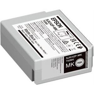 Epson SJIC42P-MK - matte black - original - ink cartridge