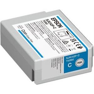 Epson SJIC42P-C - cyan - original - ink cartridge